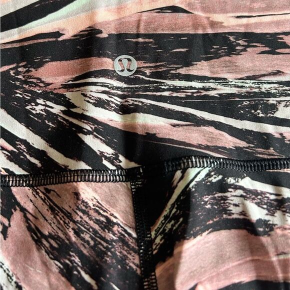 Lululemon Wunder Under High-Rise 7/8 Tight 25" Colour Splash Multi Peach Size 10 - Picture 9 of 9